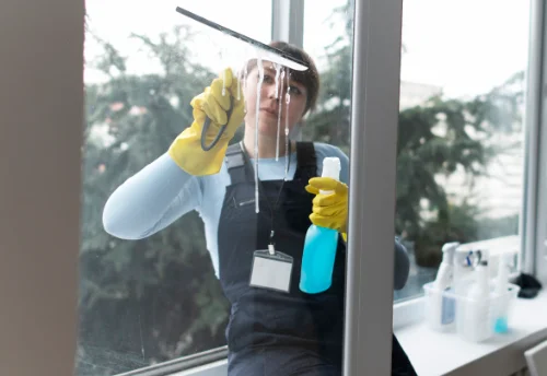 Nettoyage de vitres intérieures et extérieures à la Bâtie-Montgascon
